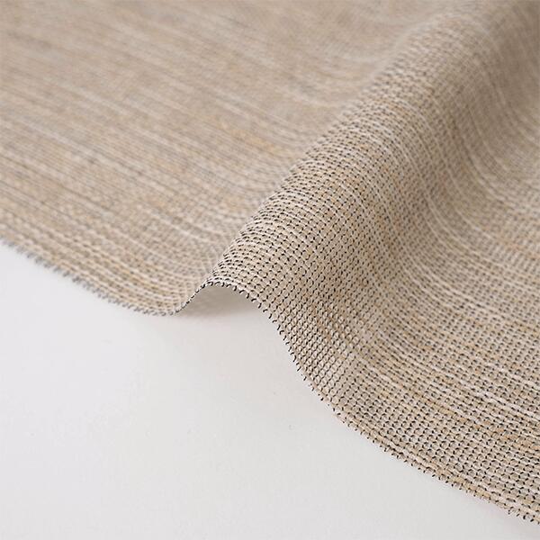 杢調スラブ糸使用ファンシーメッシュカラミ