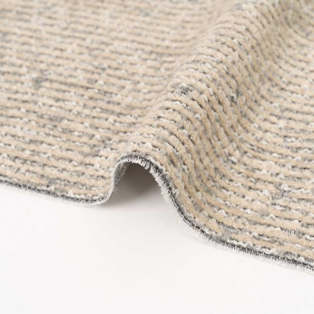 フィルムヤーン入りモールツイード