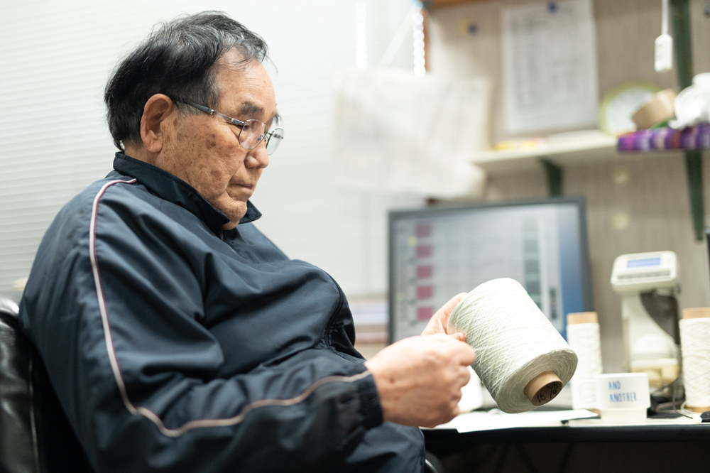 取締役社長　カスリ染めの達人