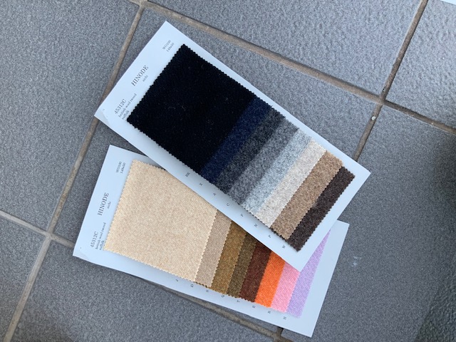 日の出紡織株式会社 生地・糸・見本 45312C British wool tweed